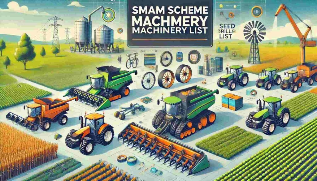 SMAM scheme machinery list